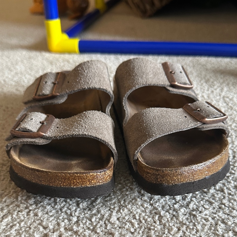 Birkenstock Kids Tan Sandals - Picture 4 of 12